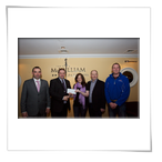 Rally officials with sponsors EPS Ballyhaunis: Aaron MacHale, Assistant CoC; Sean McHugh, CoC, Ciara Buckley, EPS; Seamus Coffey, Assistant CoC; Tadhg Buckley, EPS
